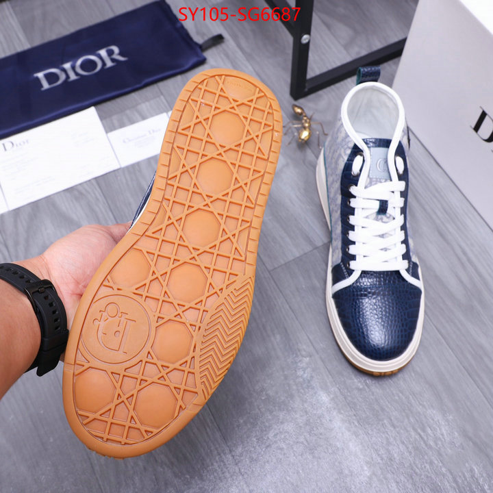 Men shoes-Dior aaaaa customize ID: SG6687 $: 105USD