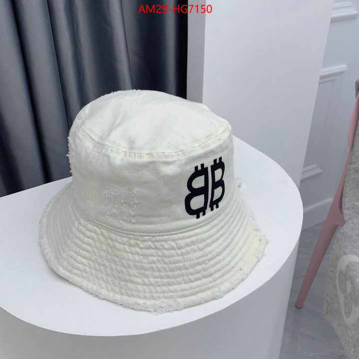 Cap(Hat)-Balenciaga luxury cheap replica ID: HG7150 $: 29USD