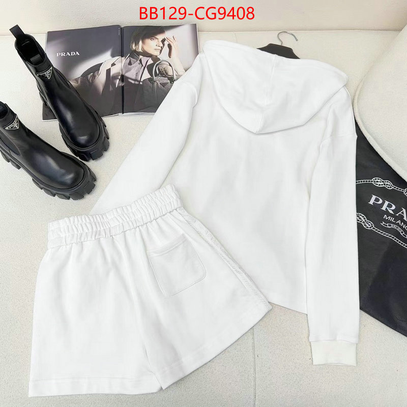 Clothing-Prada highest quality replica ID: CG9408 $: 129USD