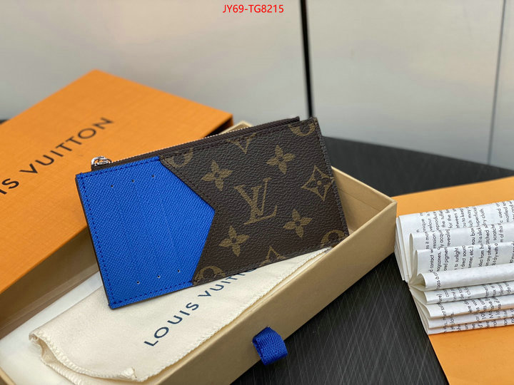 LV Bags(TOP)-Wallet wholesale replica ID: TG8215 $: 69USD