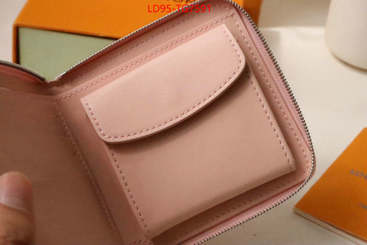 LV Bags(TOP)-Wallet where can i find ID: TG7591 $: 95USD,