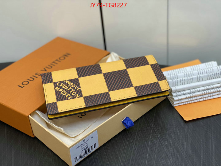 LV Bags(TOP)-Wallet high quality perfect ID: TG8227 $: 79USD