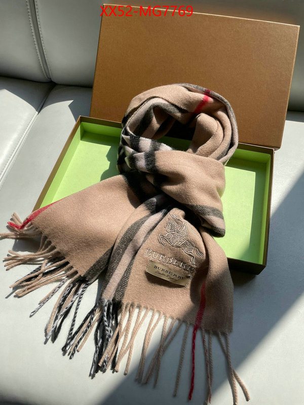 Scarf-Burberry replica sale online ID: MG7769 $: 52USD