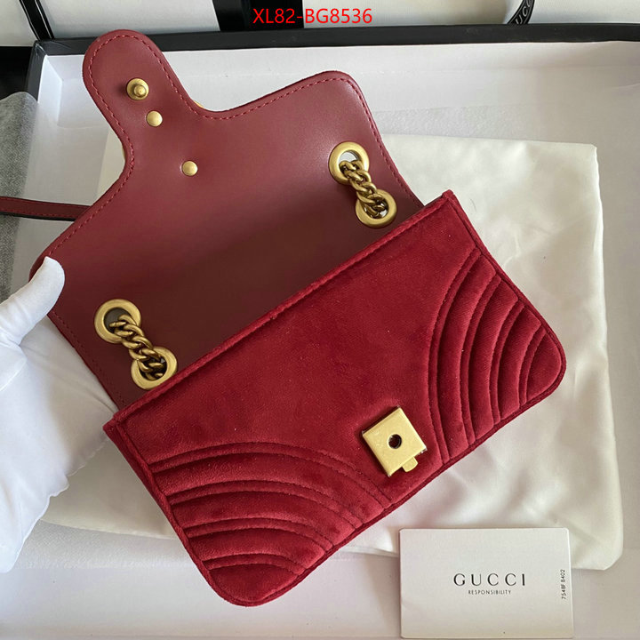 Gucci Bags(4A)-Marmont only sell high-quality ID: BG8536 $: 82USD