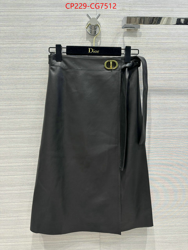 Clothing-Dior online from china designer ID: CG7512 $: 229USD