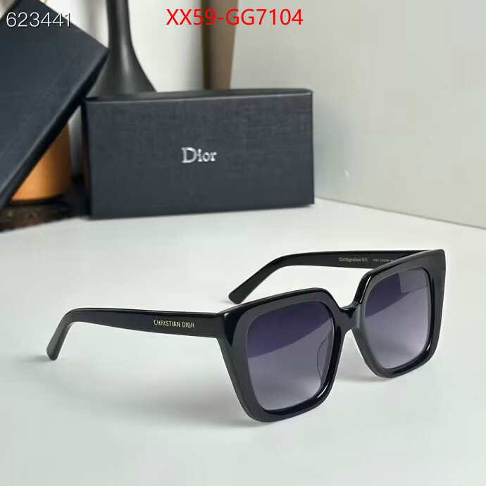 Glasses-Dior 2023 replica wholesale cheap sales online ID: GG7104 $: 59USD