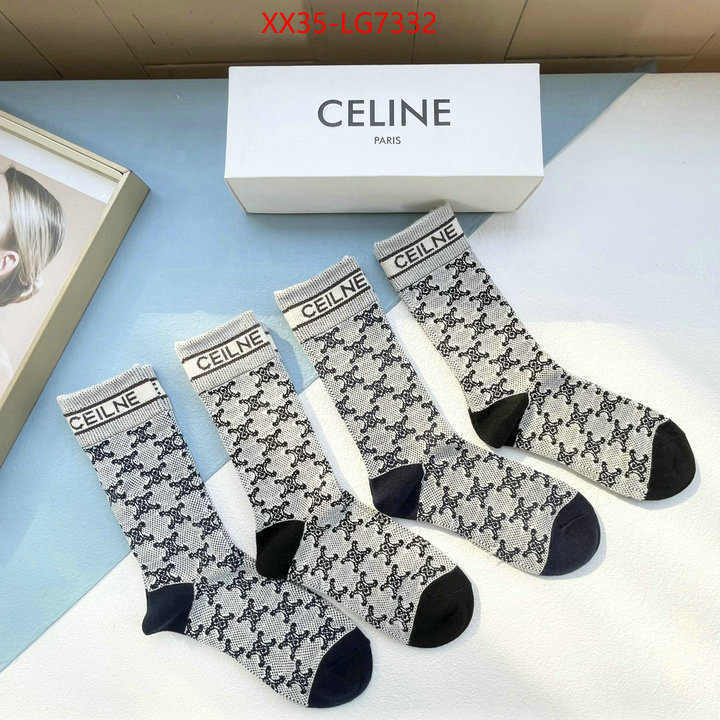 Sock-CELINE buy top high quality replica ID: LG7332 $: 35USD