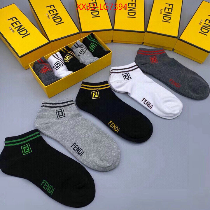 Sock-Fendi aaaaa replica designer ID: LG7394 $: 32USD