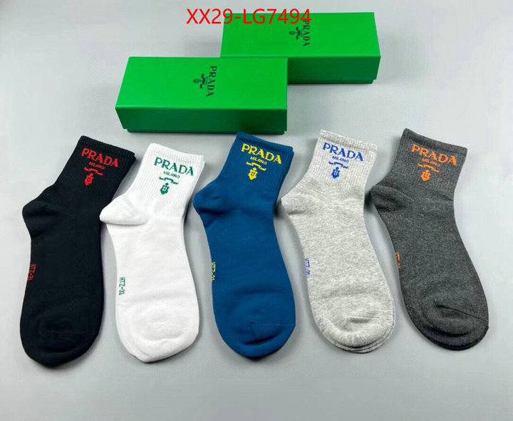 Sock-Prada high quality ID: LG7494 $: 29USD