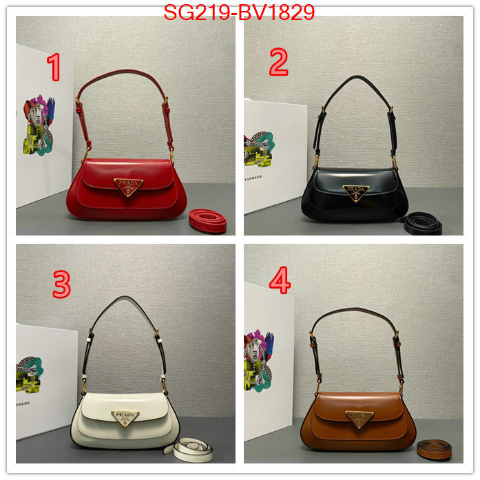 Prada Bags (TOP)-Diagonal- flawless ID: BV1829 $: 219USD