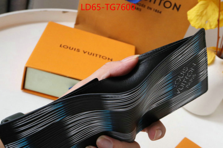 LV Bags(TOP)-Wallet designer high replica ID: TG7600 $: 65USD,