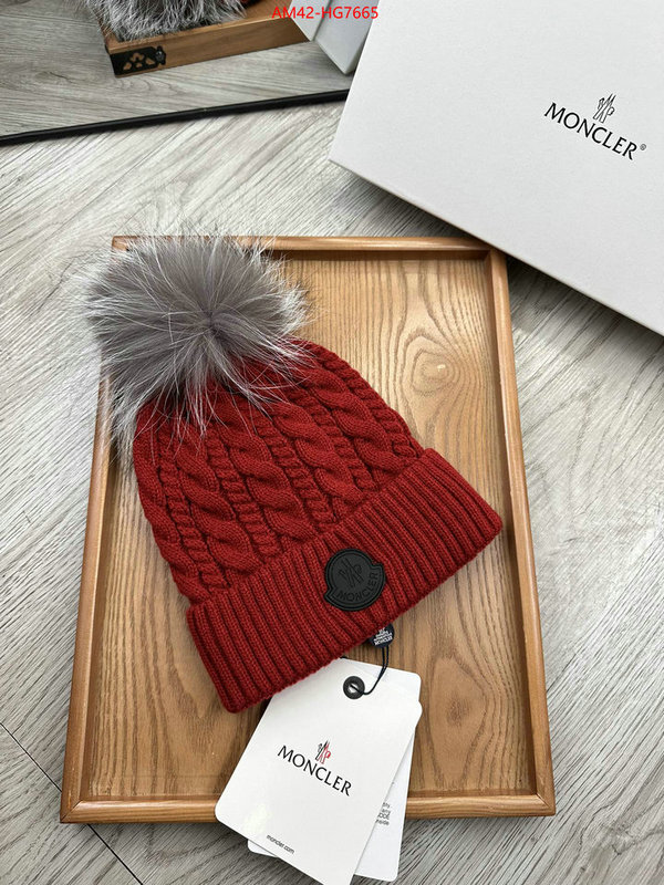 Cap(Hat)-Moncler fashion replica ID: HG7665 $: 42USD