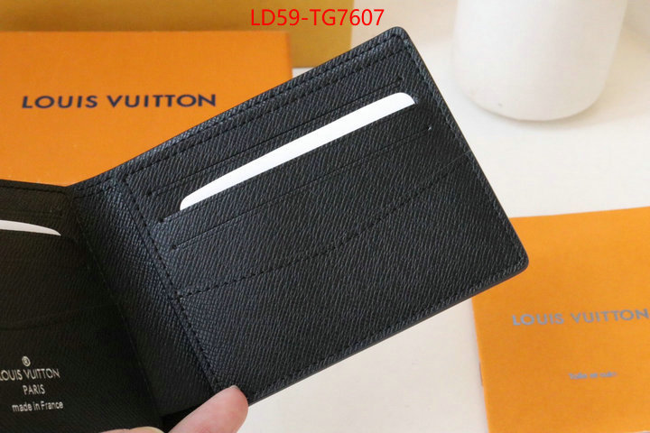 LV Bags(TOP)-Wallet wholesale ID: TG7607 $: 59USD,