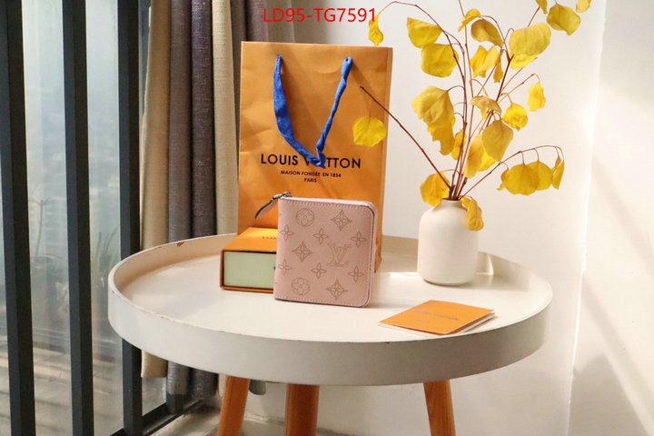 LV Bags(TOP)-Wallet where can i find ID: TG7591 $: 95USD,