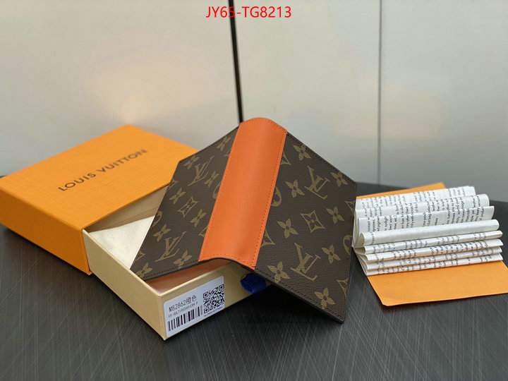 LV Bags(TOP)-Wallet what best replica sellers ID: TG8213 $: 65USD