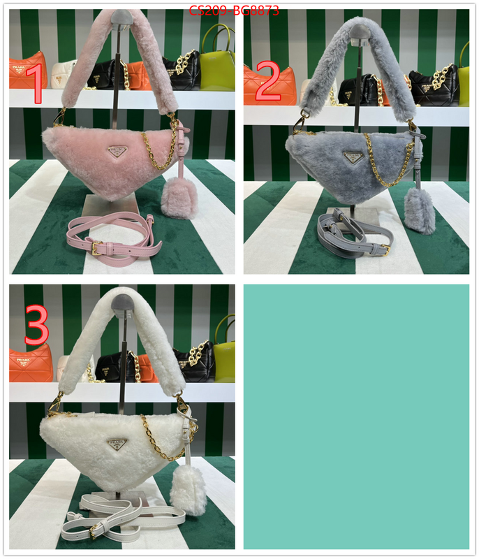 Prada Bags (TOP)-Triangle best replica quality ID: BG8873 $: 209USD