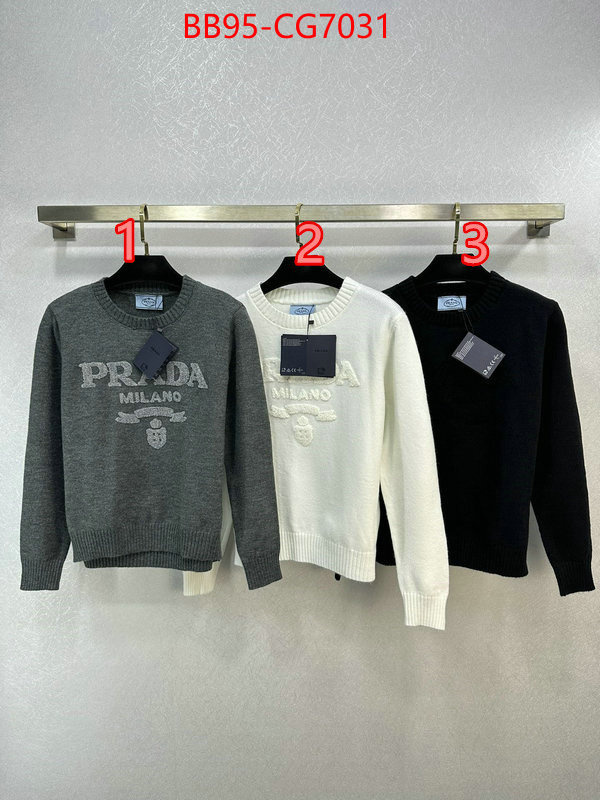 Clothing-Prada what best replica sellers ID: CG7031 $: 95USD