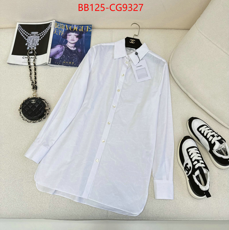 Clothing-Chanel top fake designer ID: CG9327 $: 125USD