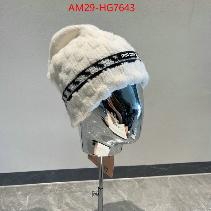 Cap(Hat)-Miu Miu cheap online best designer ID: HG7643 $: 29USD