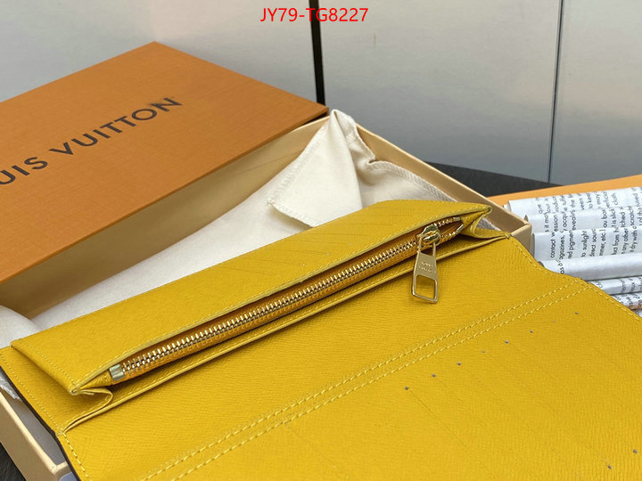 LV Bags(TOP)-Wallet high quality perfect ID: TG8227 $: 79USD