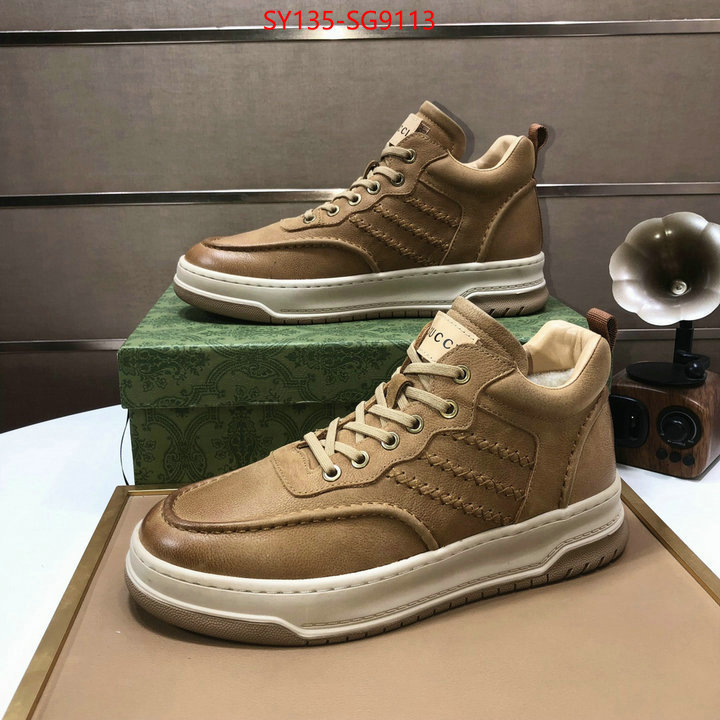 Men Shoes-Gucci designer wholesale replica ID: SG9113 $: 135USD