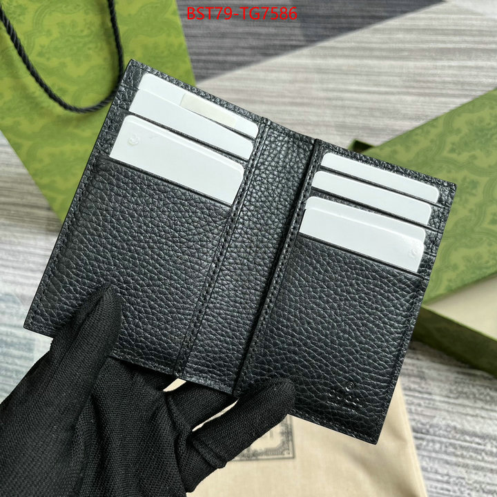 Gucci Bags(TOP)-Wallet- wholesale imitation designer replicas ID: TG7586 $: 79USD,