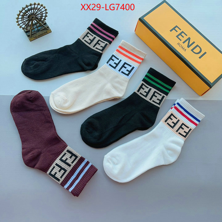 Sock-Fendi what is top quality replica ID: LG7400 $: 29USD
