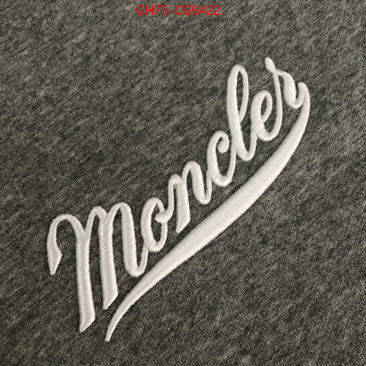 Clothing-Moncler buy high quality cheap hot replica ID: CG9422 $: 75USD