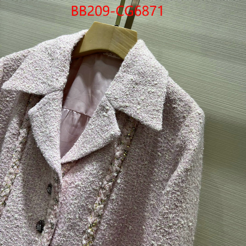 Clothing-Chanel the quality replica ID: CG6871 $: 209USD