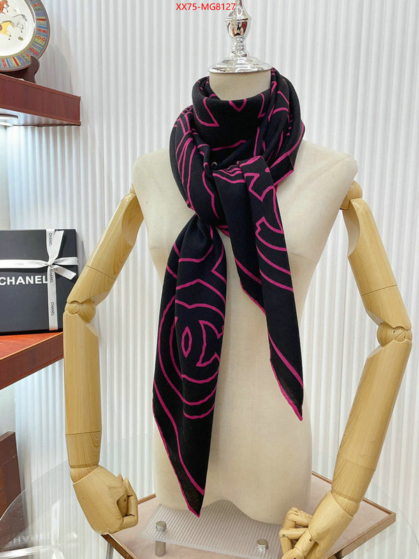 Scarf-Chanel knockoff highest quality ID: MG8127 $: 75USD