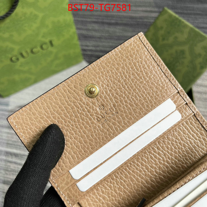 Gucci Bags(TOP)-Wallet- aaaaa class replica ID: TG7581 $: 79USD,