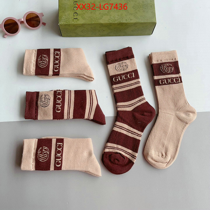 Sock-Gucci every designer ID: LG7436 $: 32USD