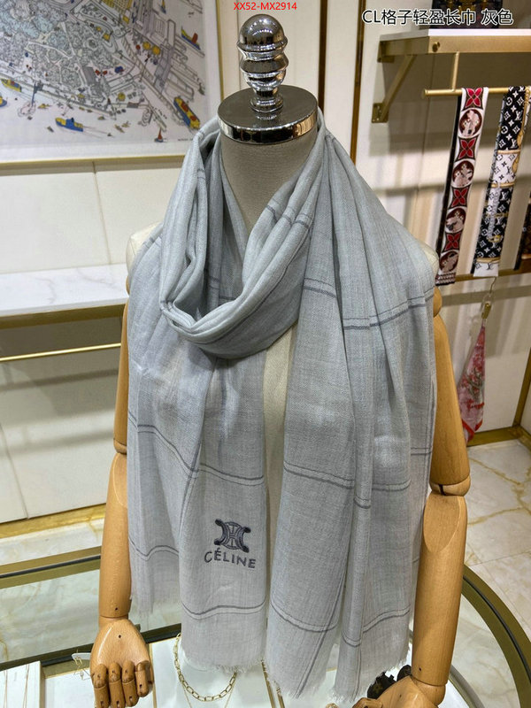 Scarf-CELINE can you buy knockoff ID: MX2914 $: 52USD