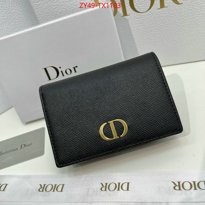 Dior Bags(4A)-Wallet- best quality designer ID: TX1183 $: 49USD,