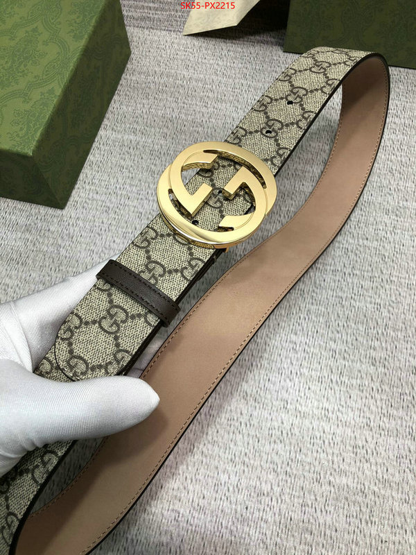 Belts-Gucci fake high quality ID: PX2215 $: 55USD