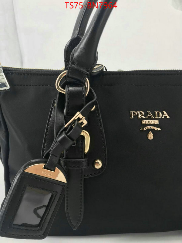 Prada Bags (4A)-Handbag- fashion ID: BN7964 $: 75USD