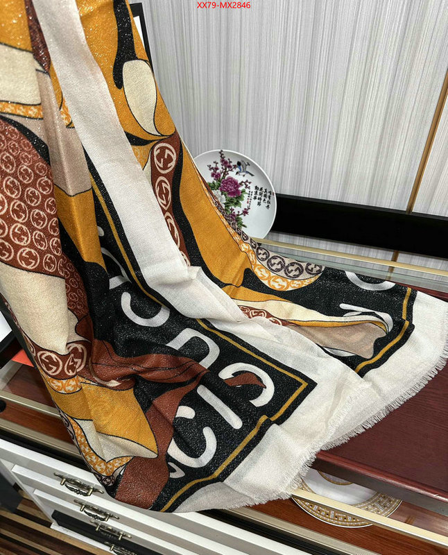 Scarf-Gucci perfect quality designer replica ID: MX2846 $: 79USD