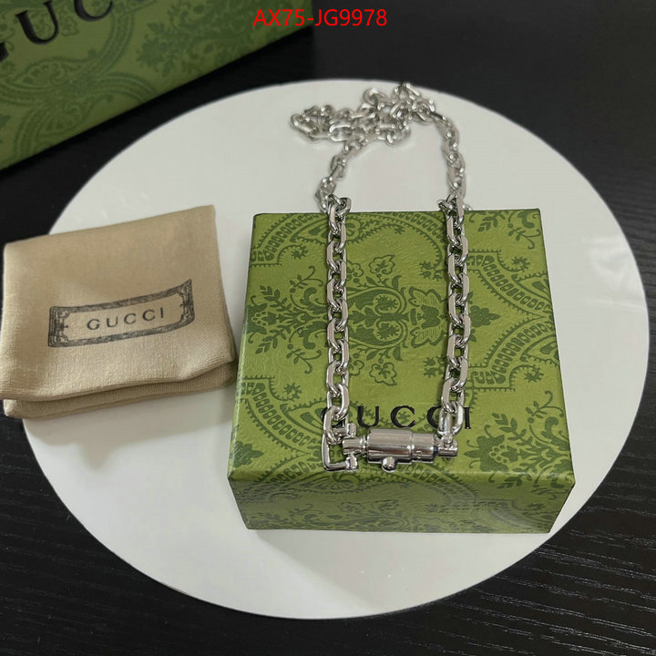 Jewelry-Gucci what is aaaaa quality ID: JG9978 $: 75USD