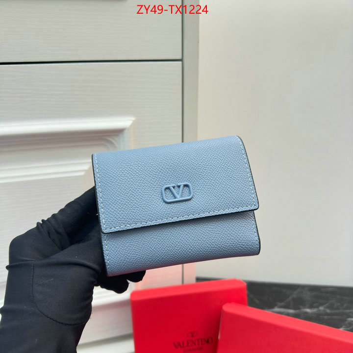 Valentino Bags(4A)-Wallet highest quality replica ID: TX1224 $: 49USD,