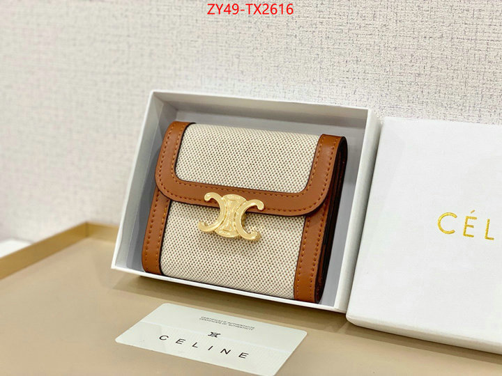 CELINE Bags(4A)-Wallet at cheap price ID: TX2616 $: 49USD,