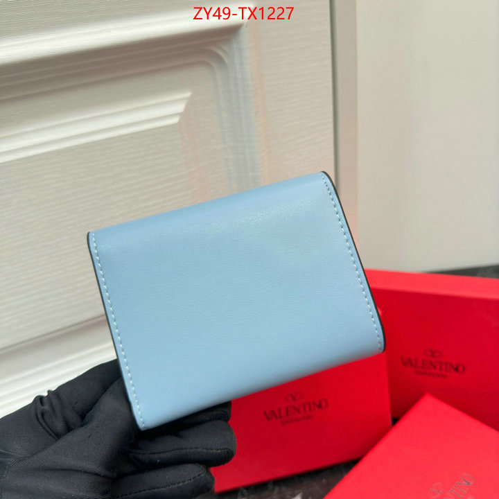 Valentino Bags(4A)-Wallet replica 2023 perfect luxury ID: TX1227 $: 49USD,