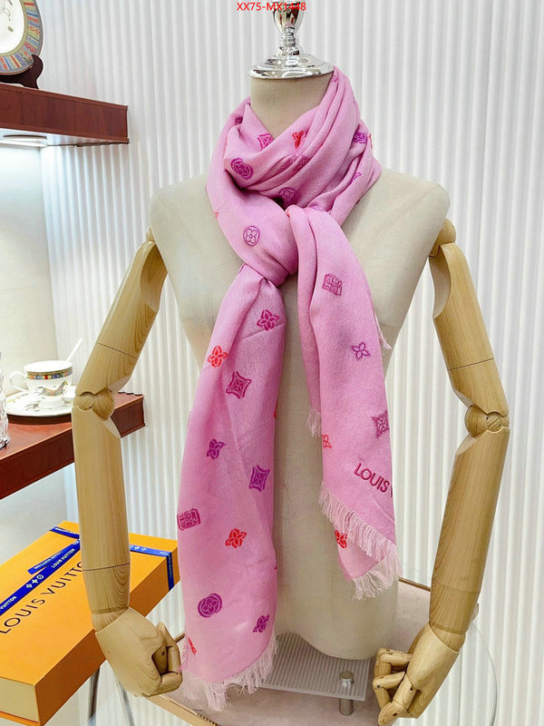 Scarf-LV outlet sale store ID: MX1448 $: 75USD