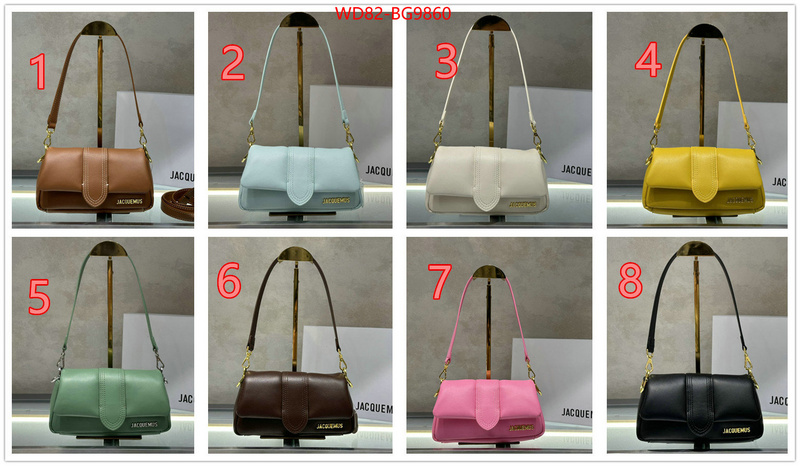 Jacquemus Bags(4A)-Diagonal- best quality replica ID: BG9860 $: 82USD,