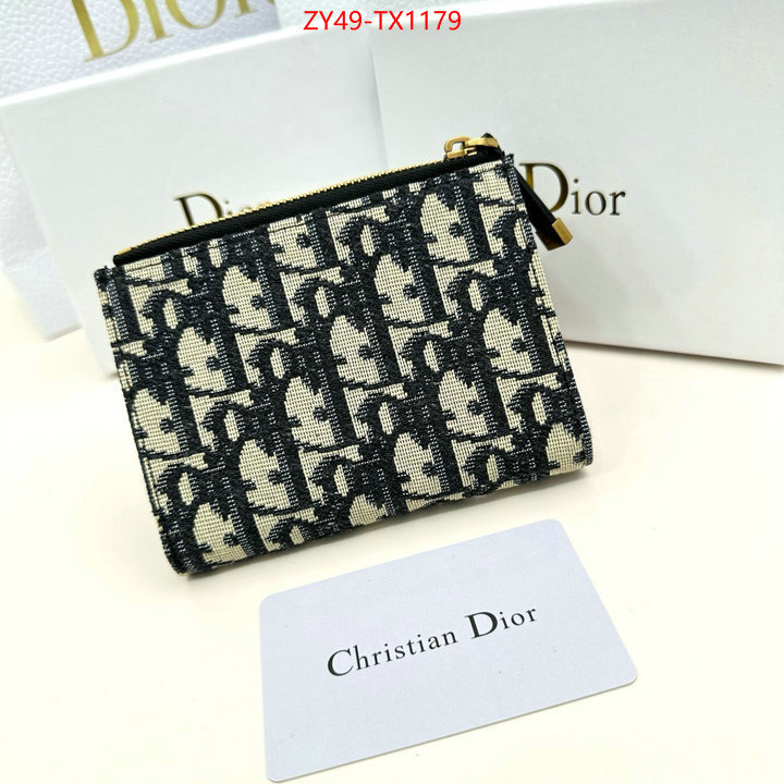 Dior Bags(4A)-Wallet- can i buy replica ID: TX1179 $: 49USD,