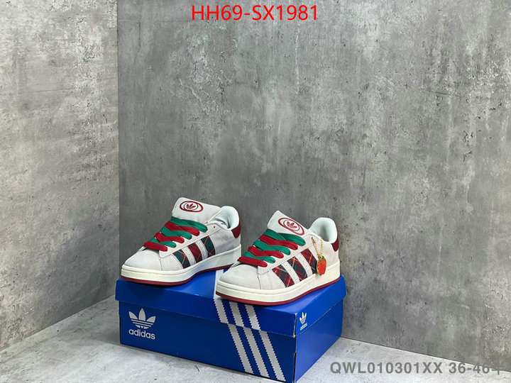 Women Shoes-Adidas designer 1:1 replica ID: SX1981 $: 69USD