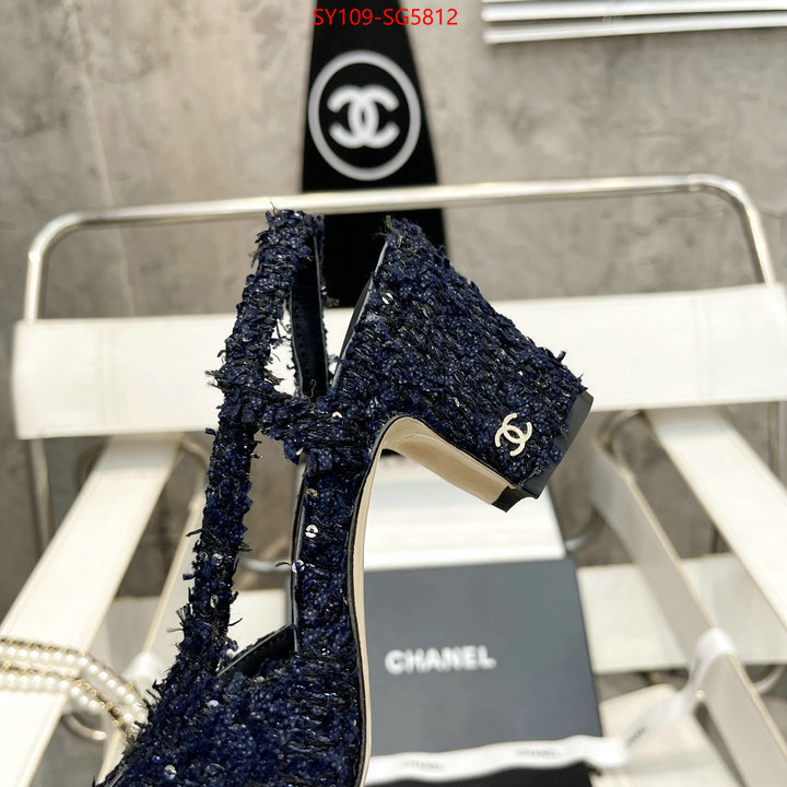 Women Shoes-Chanel fake designer ID: SG5812 $: 109USD