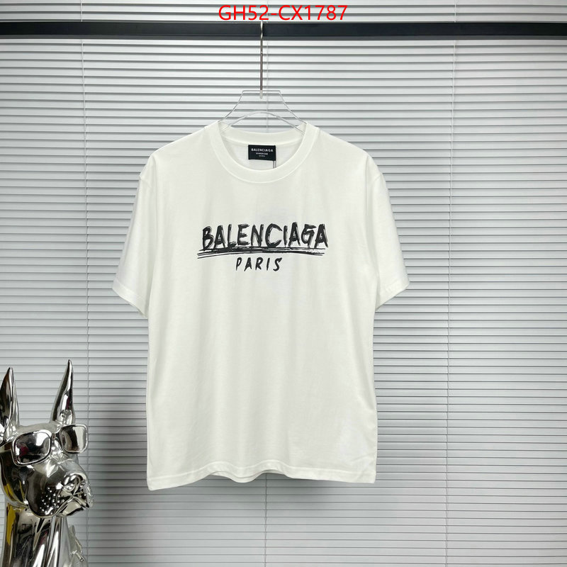 Clothing-Balenciaga find replica ID: CX1787 $: 52USD