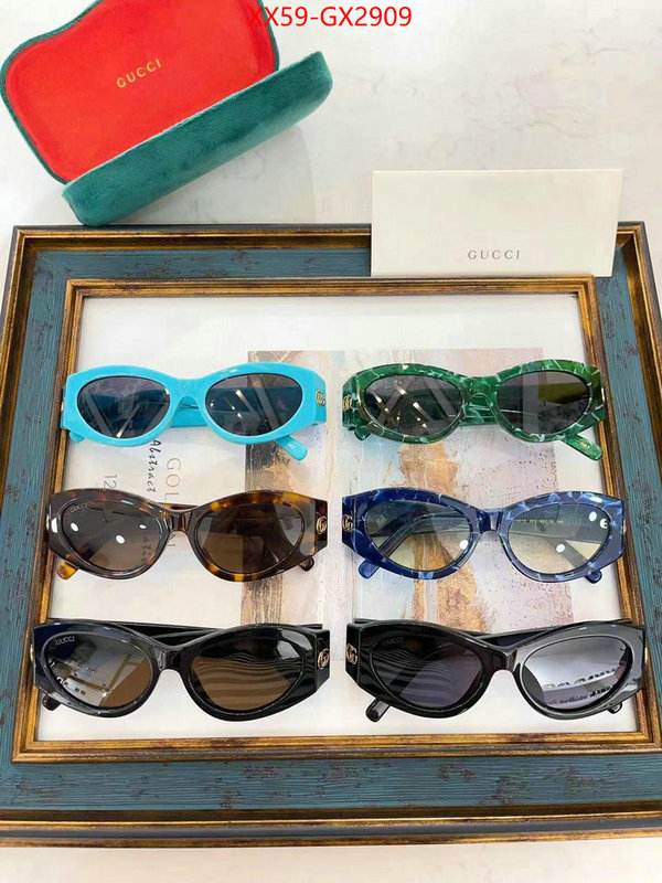 Glasses-Gucci fake aaaaa ID: GX2909 $: 59USD