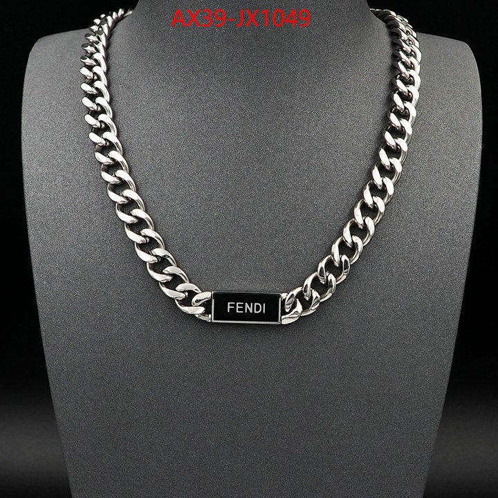 Jewelry-Fendi how to find replica shop ID: JX1049 $: 39USD