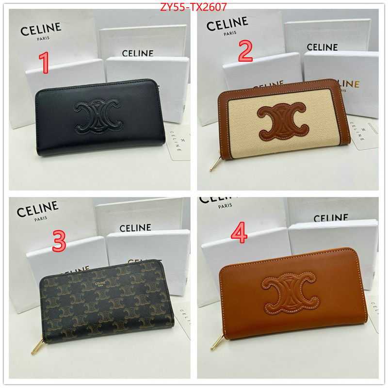 CELINE Bags(4A)-Wallet what is a 1:1 replica ID: TX2607 $: 55USD,